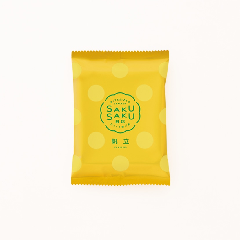 さくさく日記［帆立］6袋入: さくさく日記｜坂角総本舖（えびせんべい