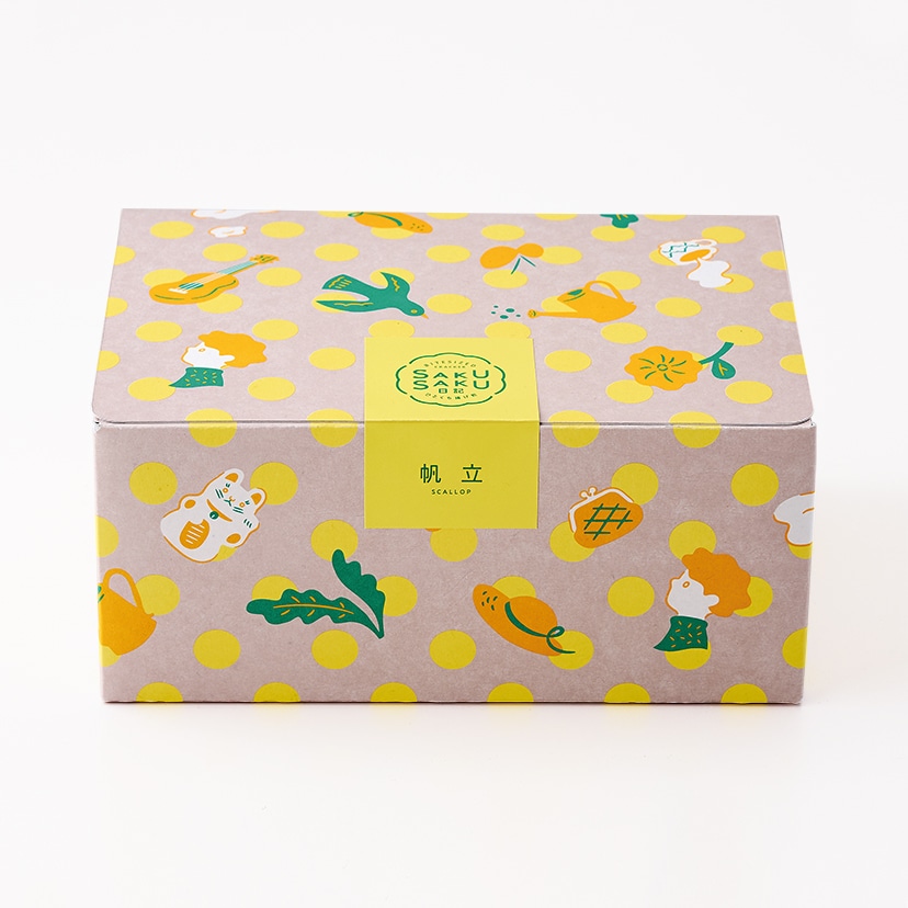 さくさく日記［帆立］10袋入: さくさく日記｜坂角総本舖（えびせんべい