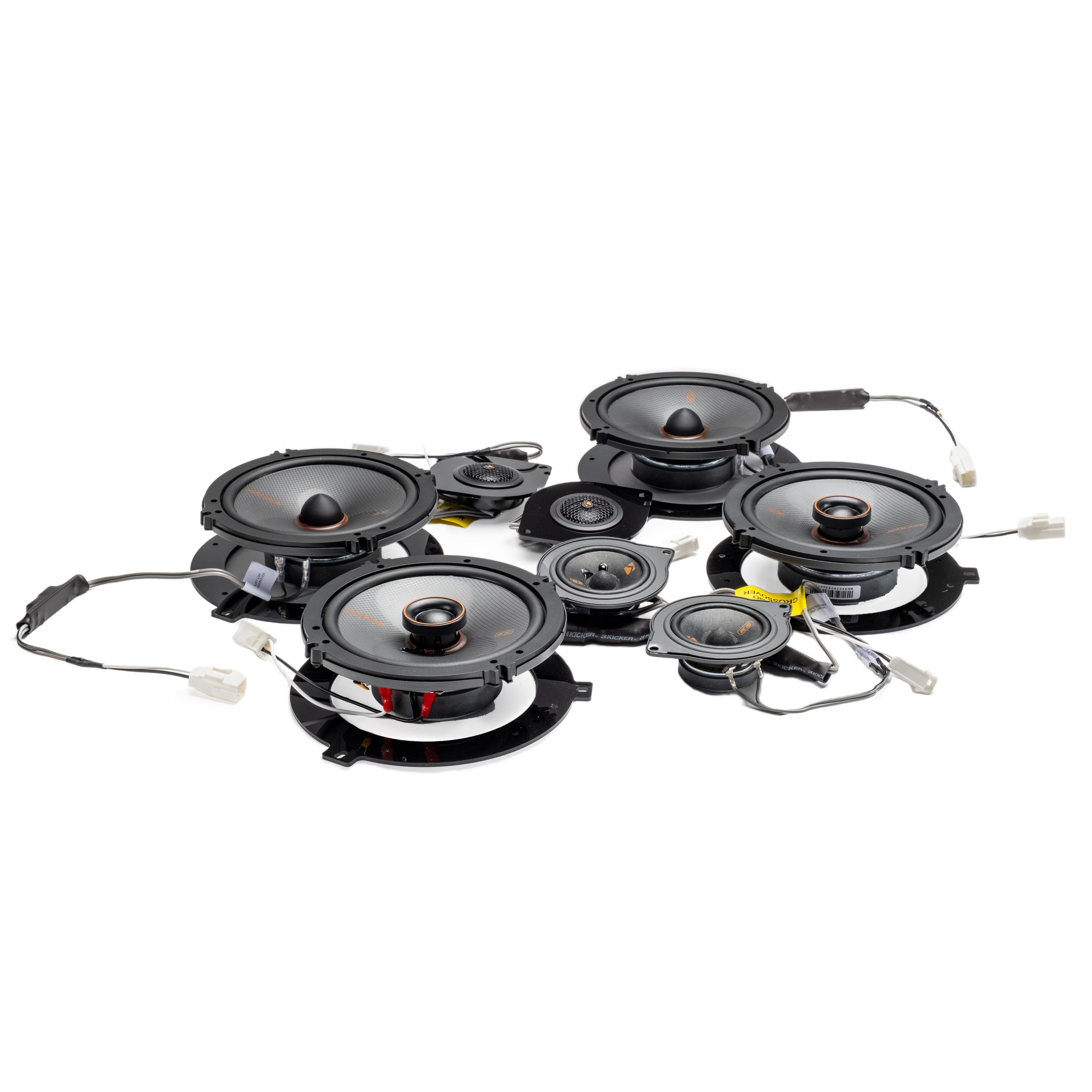 Kicker Plug & Play 8 Speaker Bundle | '15 - '18 JK Wrangler