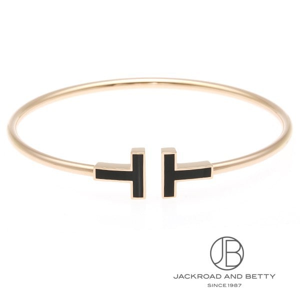 T ブラックオニキス ワイヤー ブレスレット M RG[64028685] T Black