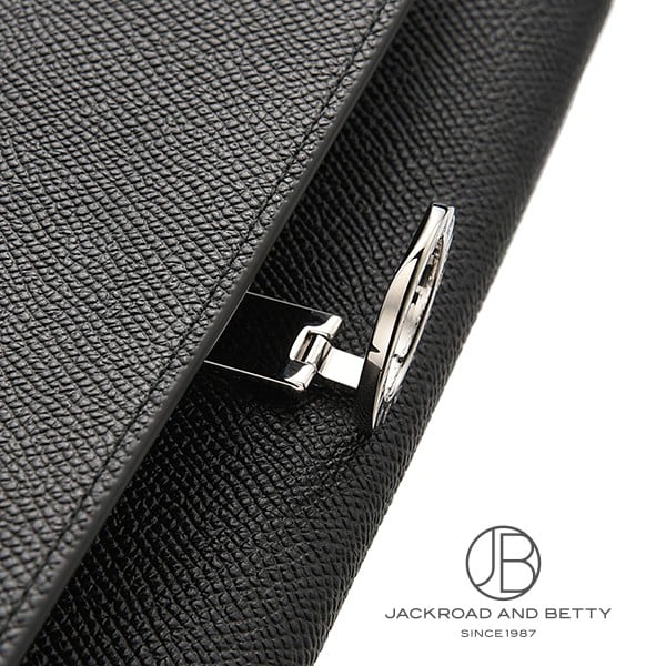 ブルガリ クリップ ラージ ウォレット ブラック 黒[289378] BVLGARI