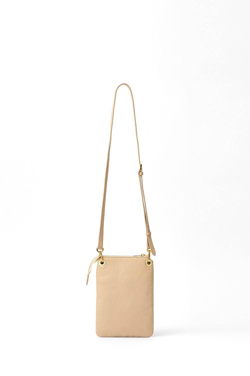 S.MANO - ZIP SHOULDER イタリアンキップレザー × 真鍮 サコッシュ