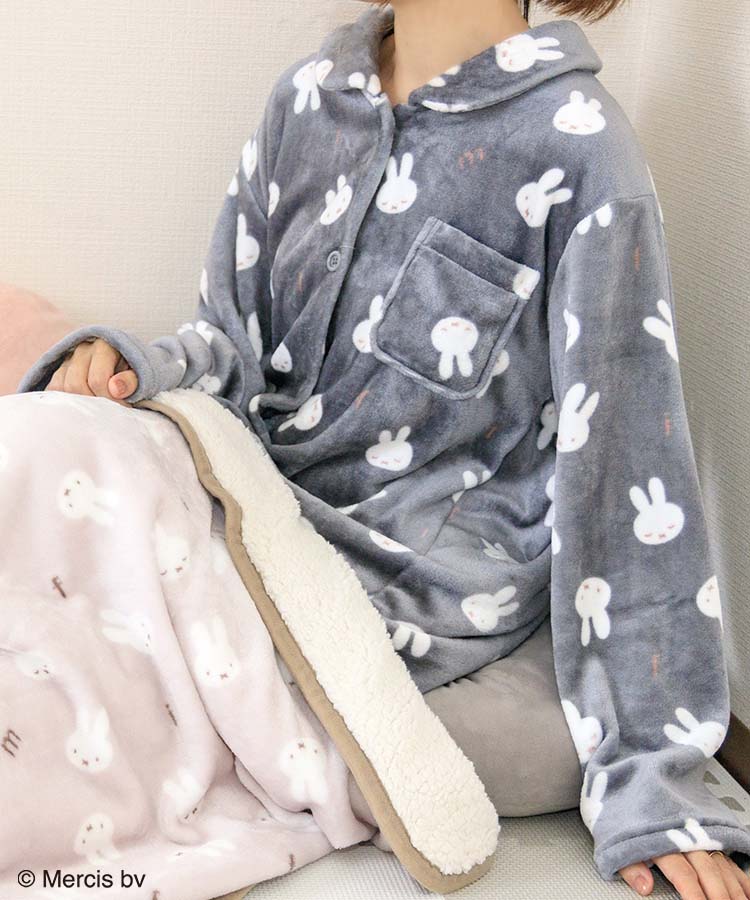ミッフィーフェイス柄ルームウェア上下セット ミッフィー miffy