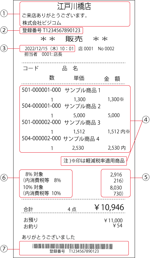 インボイス対応 POSレジ｜株式会社ビジコム