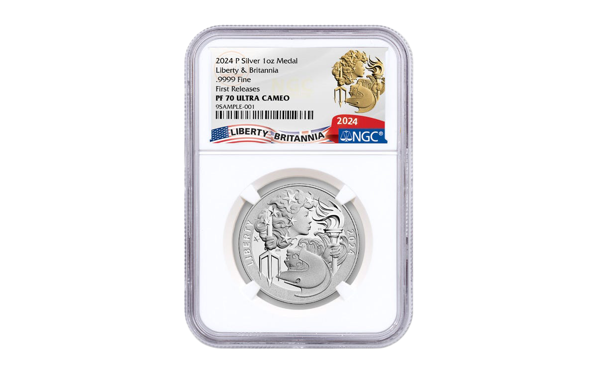 2024 Ascension Islands 1/10th-oz Silver Helmeted Liberty Proof NGC