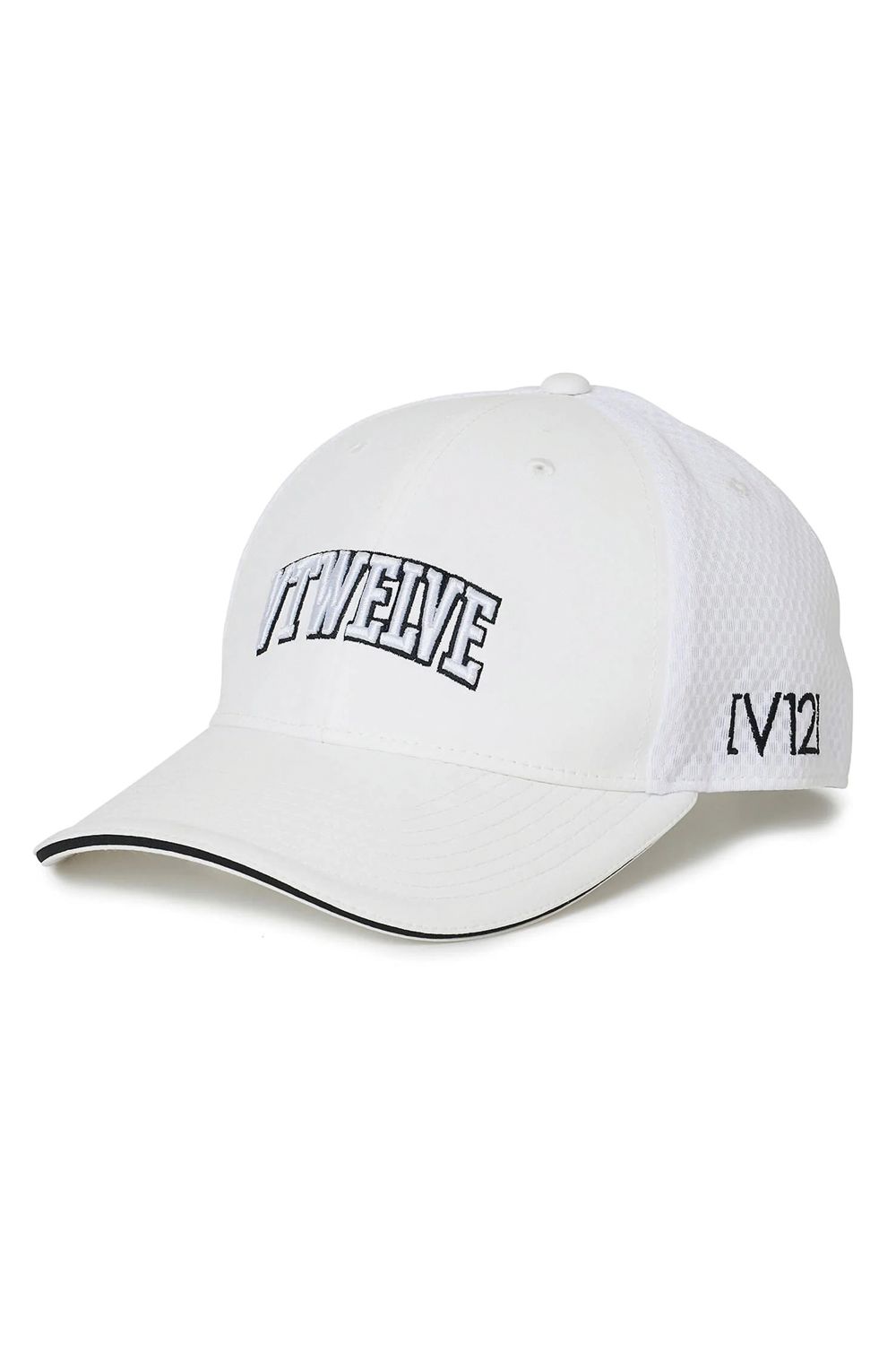 V12 - 【26SS】 ARC CAP / 3Dブランドロゴ刺繍 メッシュキャップ