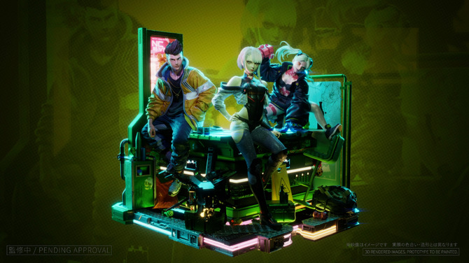 サイバーパンク エッジランナーズ』のスタチューが登場！オンライン