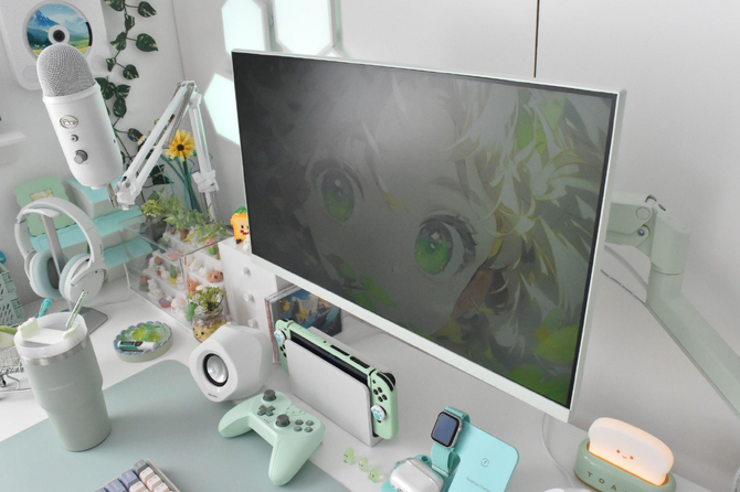 ゲーミングモニター「Pixio」の新色「パステルパープル」「ミント