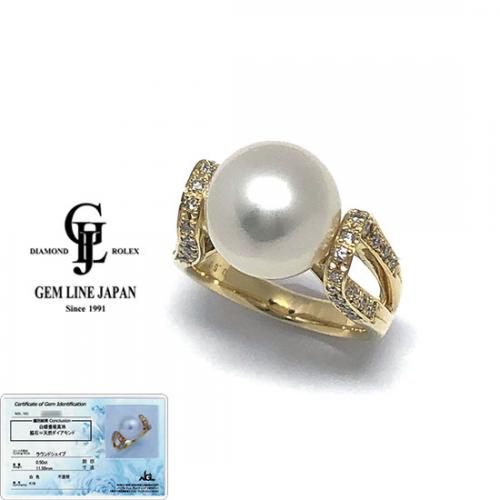 ジェムラインジャパン - 公式サイト - / K18 白蝶真珠 11.5mm