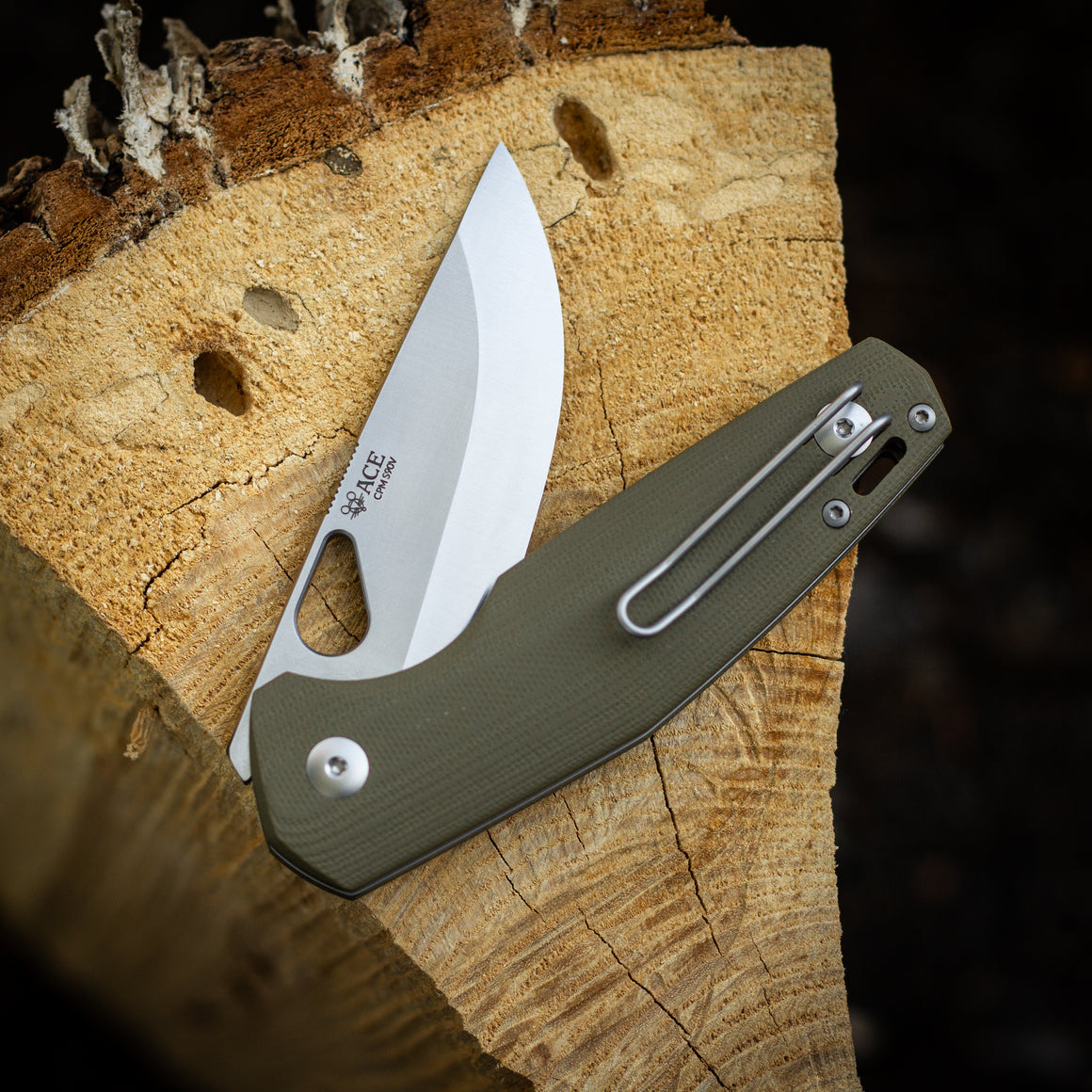 ACE Nimbus V3 - Green G10 Scandi – GMK