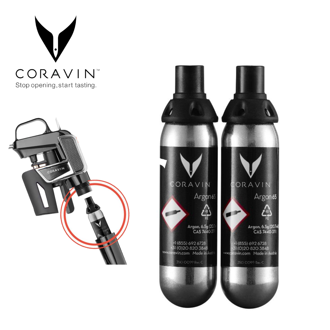 コラヴァン アルゴンガスカプセル2本入 (CRV411801)/CORAVIN 抜栓せず