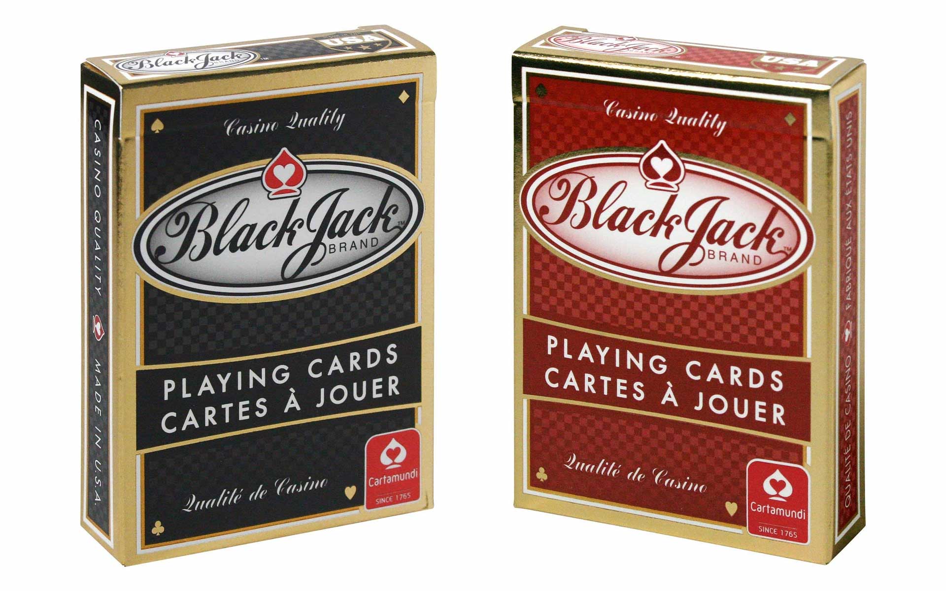 ブラックジャックトランプ 黒／赤