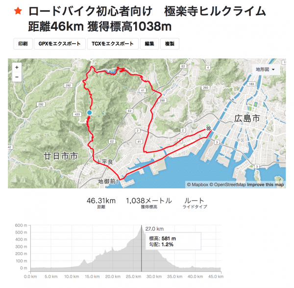 ソロで楽しむライドルート紹介します。 | 広島の自転車ショップ