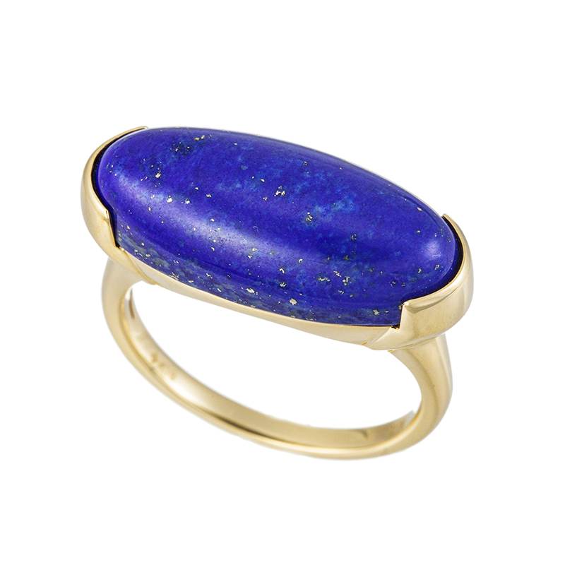 GSTV K18YG ラピスラズリ リング LA 約10.00ct