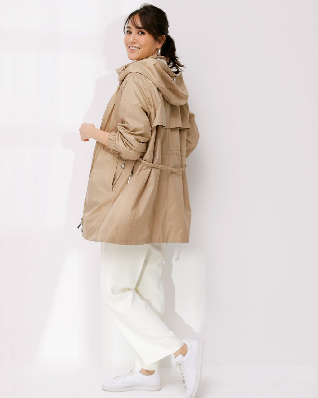 AIRタフタ・リバーシブルミドルコート/DoCLASSE