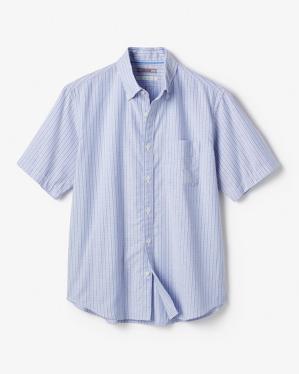 ピュアファイン・先染めオックスシャツ 半袖/DoCLASSE