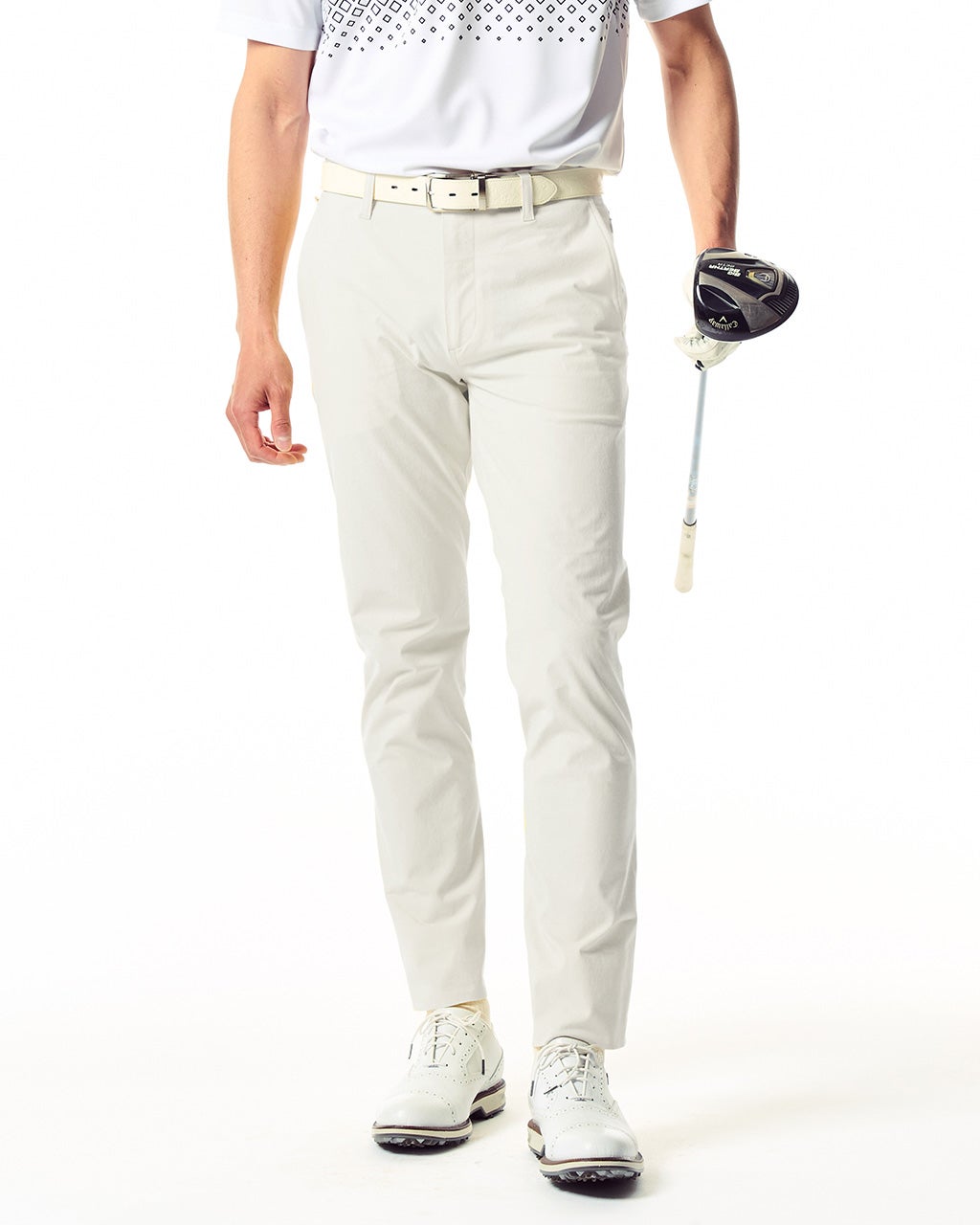 メンズ ゴルフウェア パンツ（ホワイト）一覧（DCG）/40代50代からの