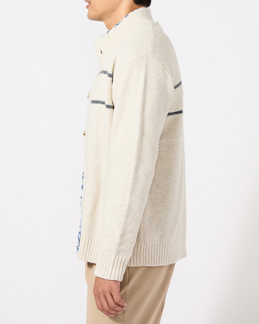 ボタンフロントニットカーディガン/DoCLASSE