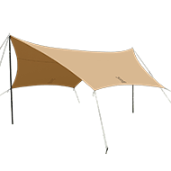 販売終了】ヘーキサタープ（ブラック） TT5-582-BK - DOD（ディーオー