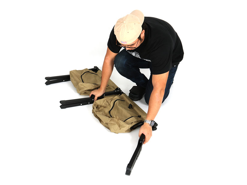 販売終了】ストレージベンチ（カーキ） FS2-246M - DOD（ディーオー