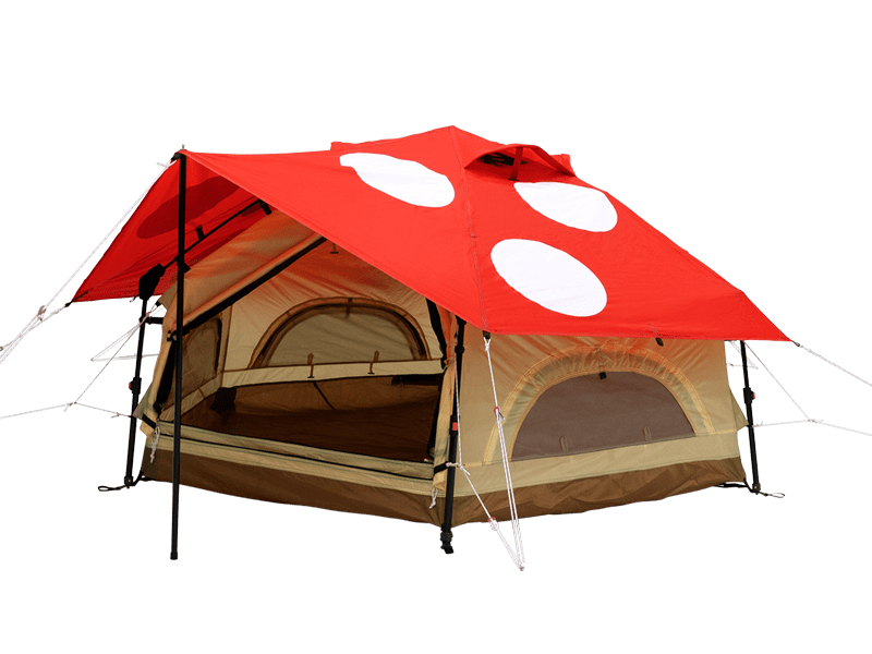 ミニキノコテント（レッド） T2-930-RD - DOD（ディーオーディー