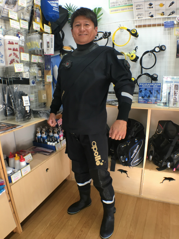 アポロ製のシェルドライスーツが完成！フルオーダー対応可能 | 日記