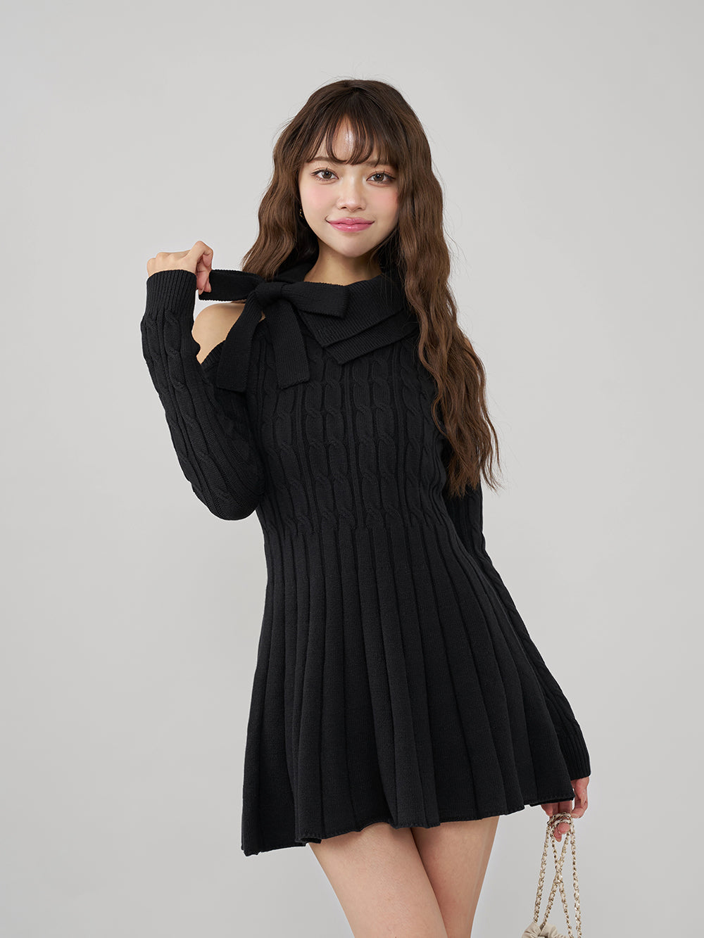 ハートロゴローゲージニットチュニック – Darich (ダーリッチ)