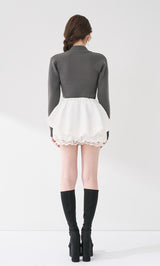 ステッチリボンオープンニットトップス – Darich (ダーリッチ)