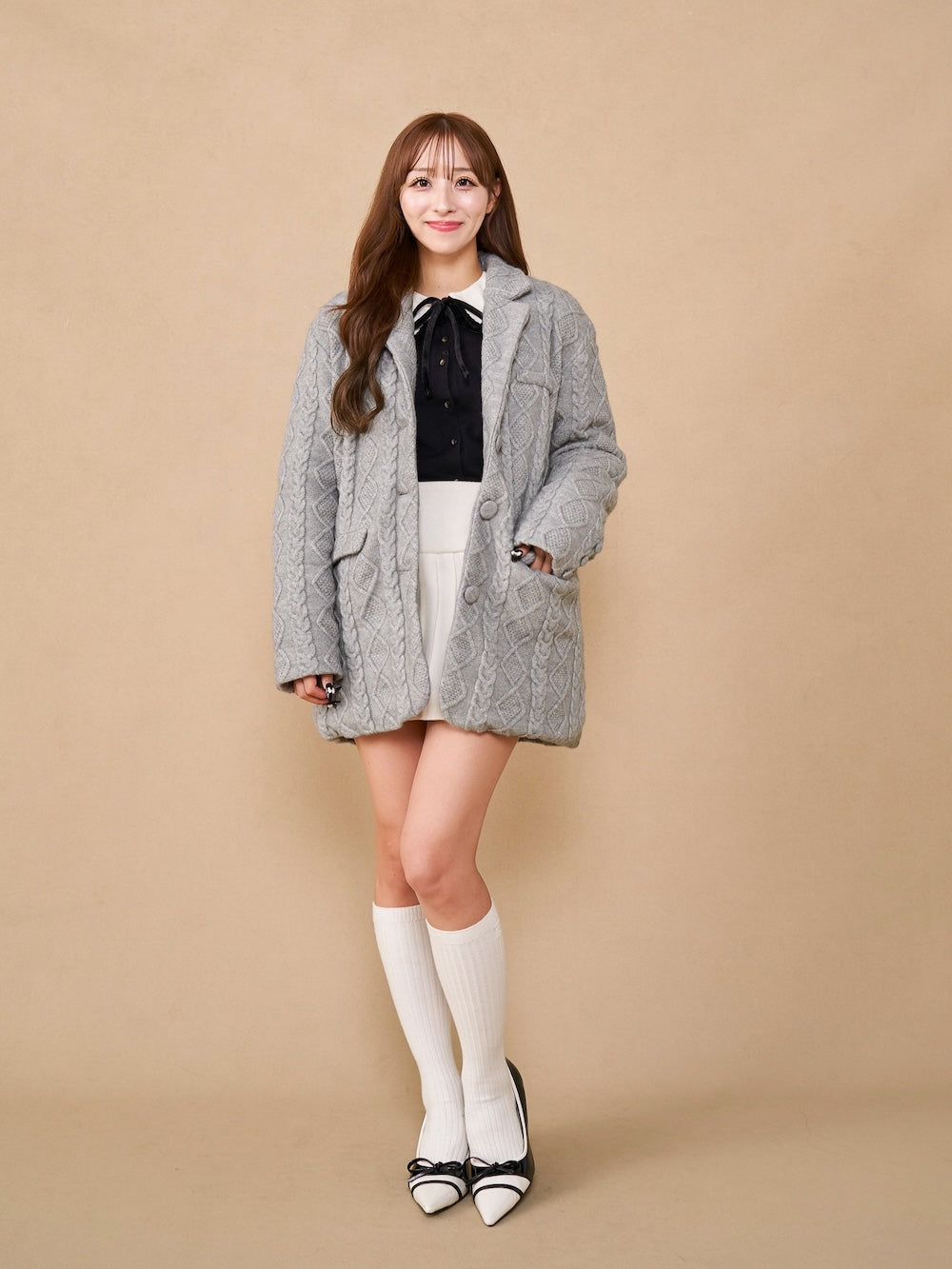ケーブルニットジャケットコート – Darich (ダーリッチ)