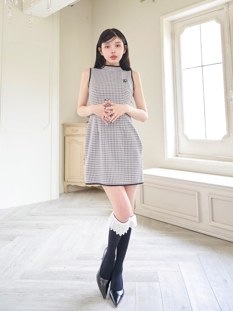 Darich ギンガムチェックミニワンピース