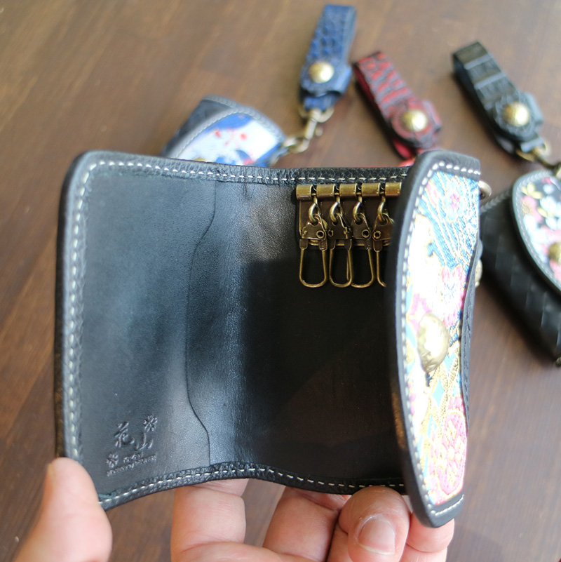 桜満開花山ロングウォレット/キーケース/コインケース！(3月31日UP