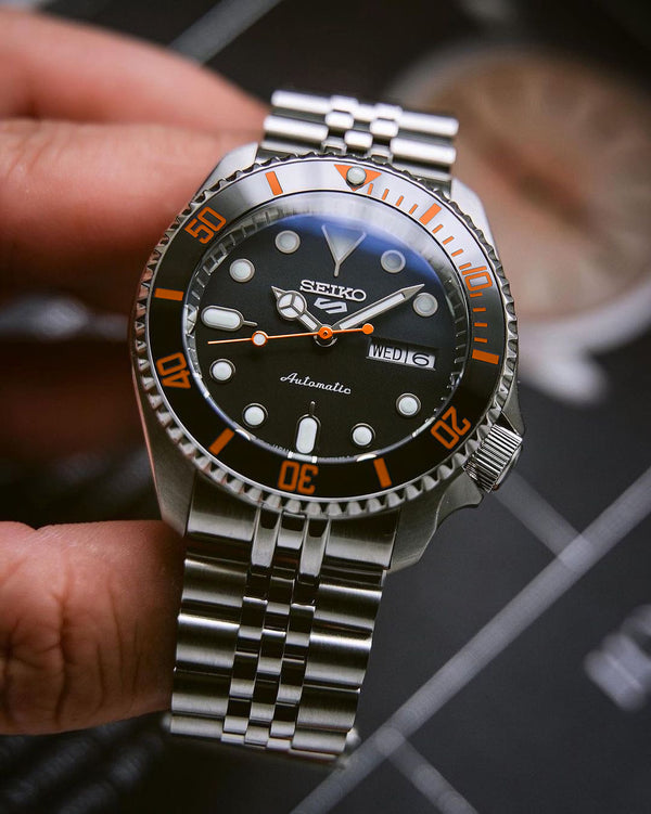 Ceramic Insert - 007 Sub Black X Orange - DLW WATCHES