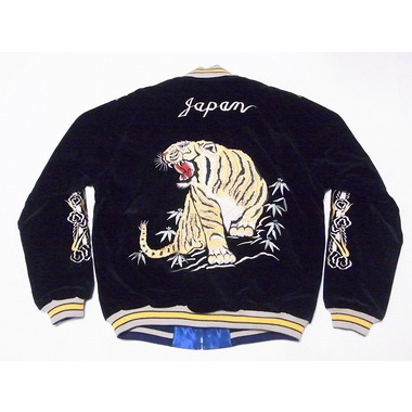 TAILOR TOYO[テーラー東洋] スカジャン TT15544 別珍 ROARING TIGER