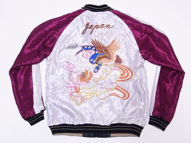 TAILOR TOYO[テーラー東洋] スカジャン TT13608 DRAGON×JAPAN MAP 龍