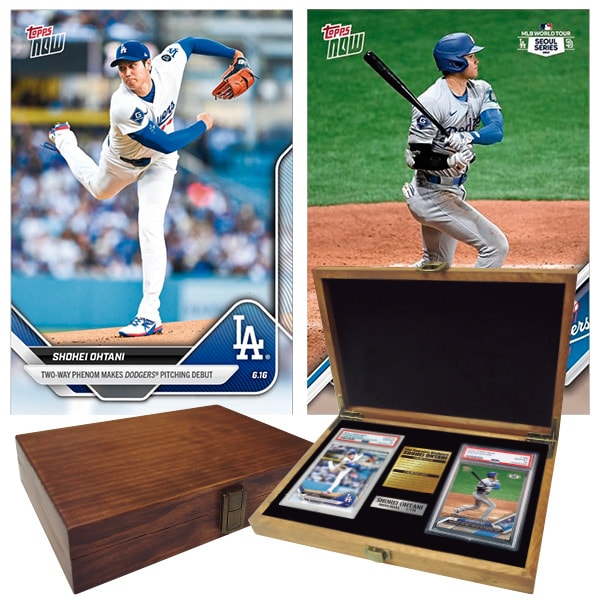 大谷翔平ドジャース初投球＆初安打トレーディングカードセット: 生活