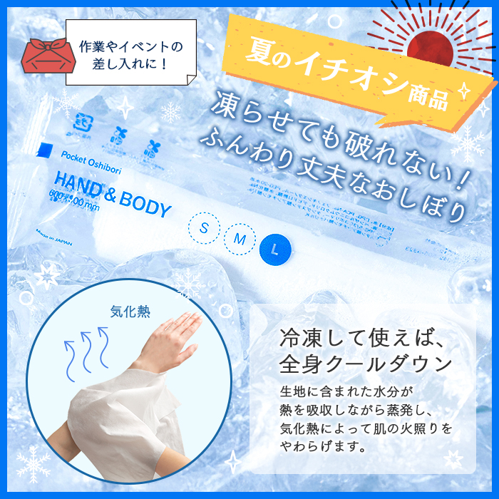 イーシザイ・マーケット / FSX 使い捨て 紙おしぼり HAND＆BODY S 大判