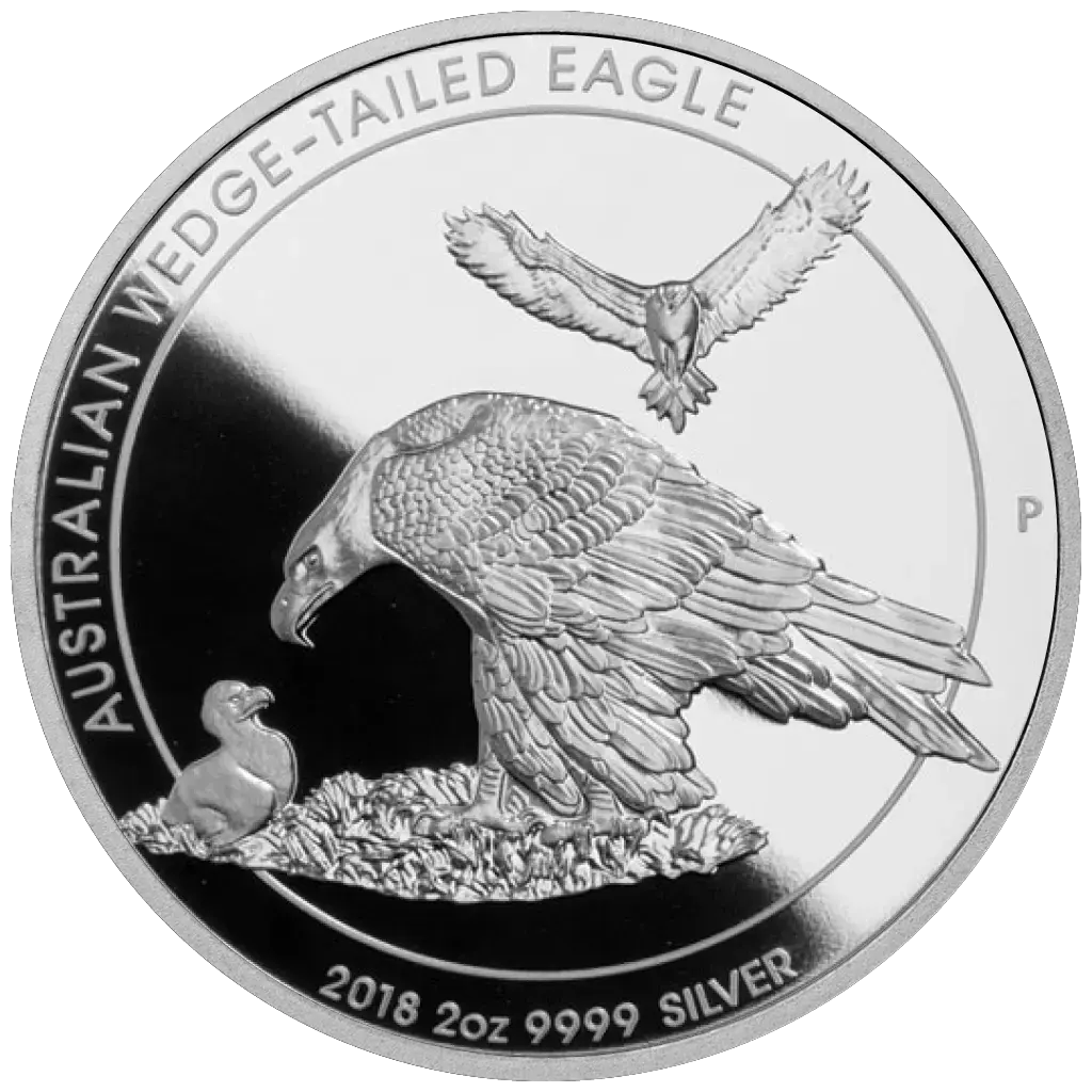 Buy 2 oz Silver Coin - Wedge-Tailed Eagle - High Relief - 2022