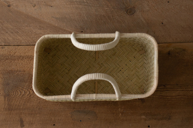 すず竹 市場かご（尺2寸） 縁日