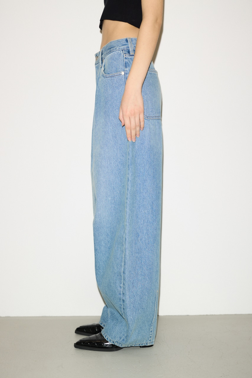 THROW by SLY | 【THROW】J／W CURVE TUCKED パンツ (ワイド ) |SHEL