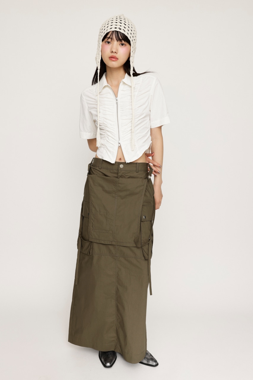 SLY | FRONT ZIP BACK OPEN ブラウス (シャツ・ブラウス ) |SHEL'TTER