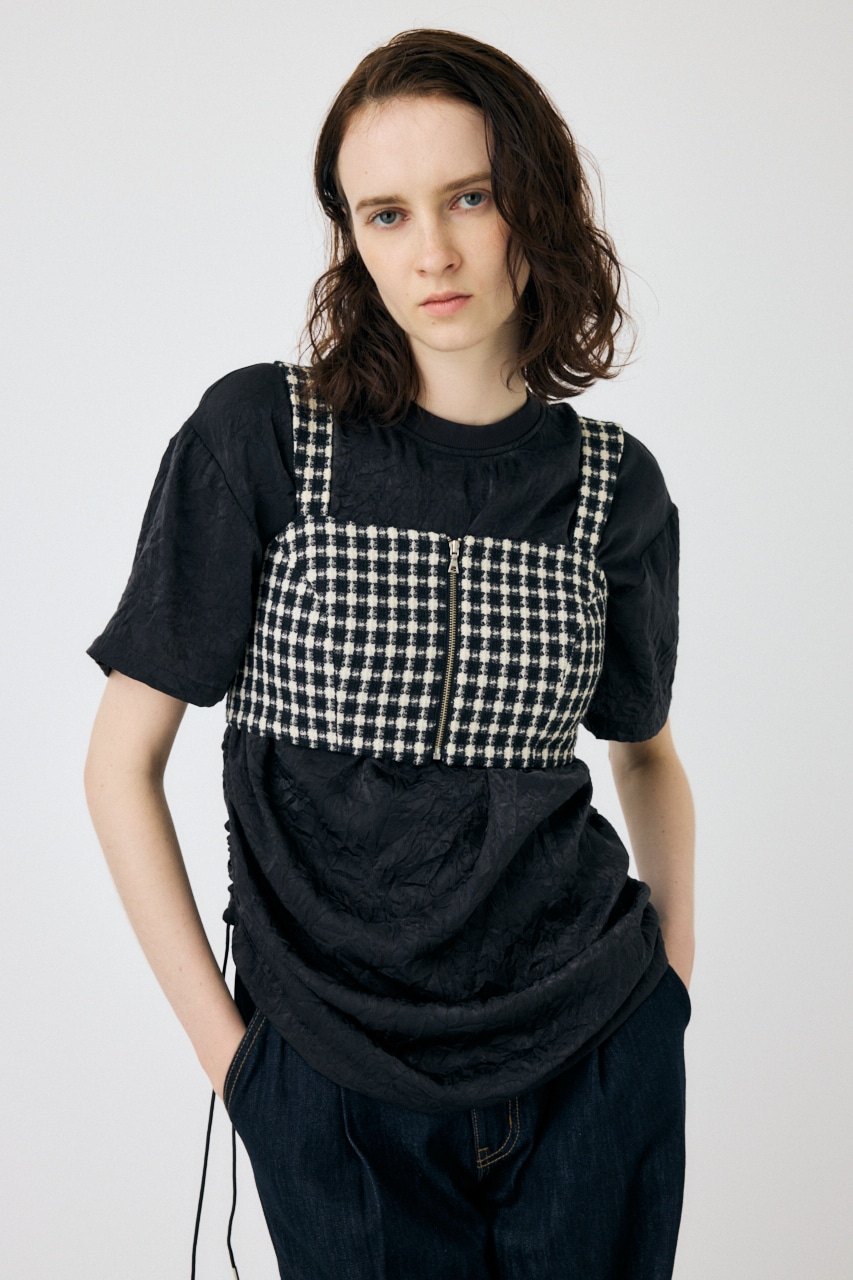 MOUSSY | COMPACT TWEED ビスチェ (その他トップス ) |SHEL'TTER WEBSTORE