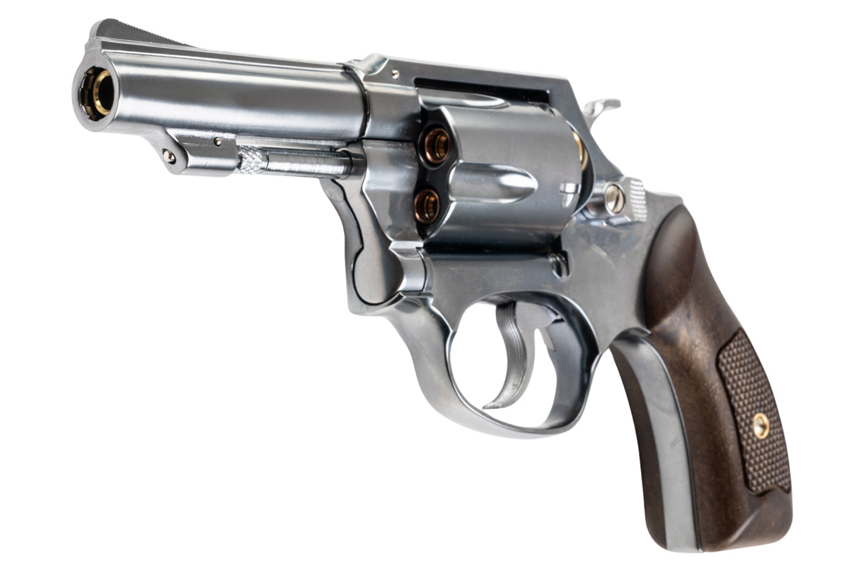 Marushin S&W 3 inch M60 Gas Revolver (Faux Wood Grip/ Silver