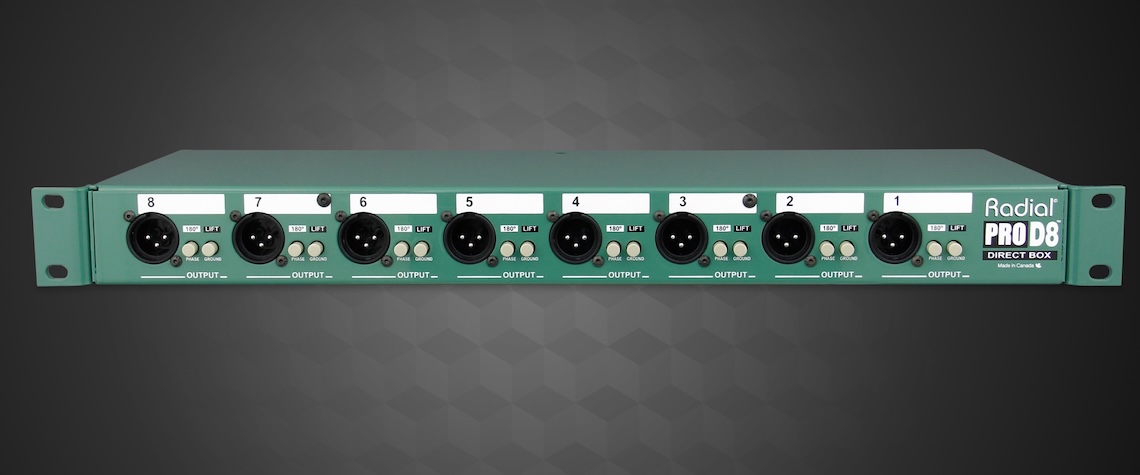 Radial Engineering（ラジアル・ラディアル） 8ch ラックマウントDI