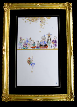 ユーロクラシクス｜マイセン 陶板画額装