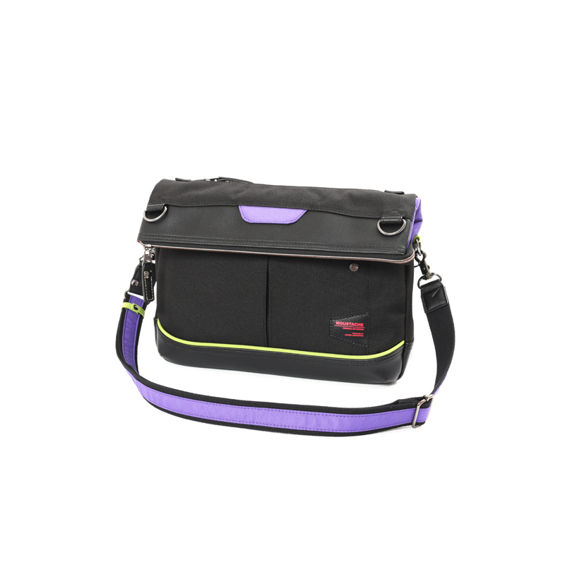 EVANGELION x MOUSTACHE】口折れショルダー/初号機/ブラックVer