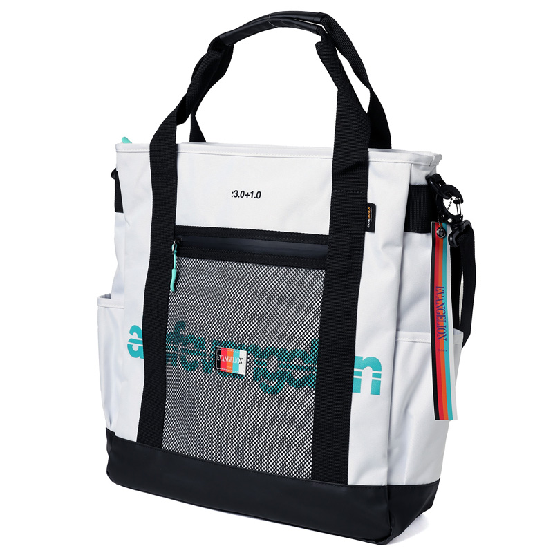 RADIO EVA A256 EVANGELION SHIN TOTE BAG by FIRE FIRST/SKY BLUE