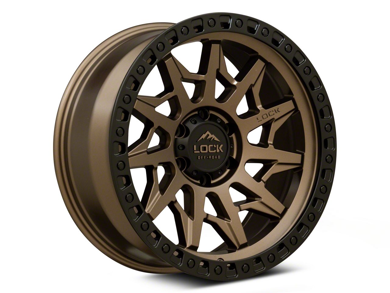 Lock Off-Road Tundra Lunatic Matte Bronze with Matte Black Ring 6