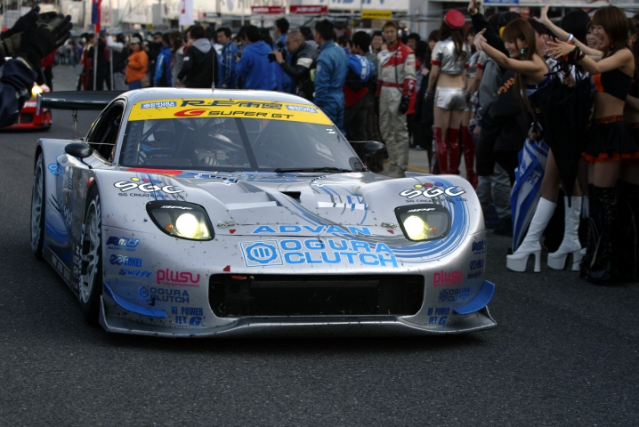 GT300クラス優勝は、ORC雨宮RX-7(井入宏之／折目遼組） - 2008年