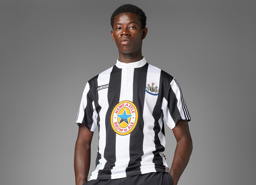 Newcastle United 95/96 Adidas Home Retro Jersey - Football Shirt