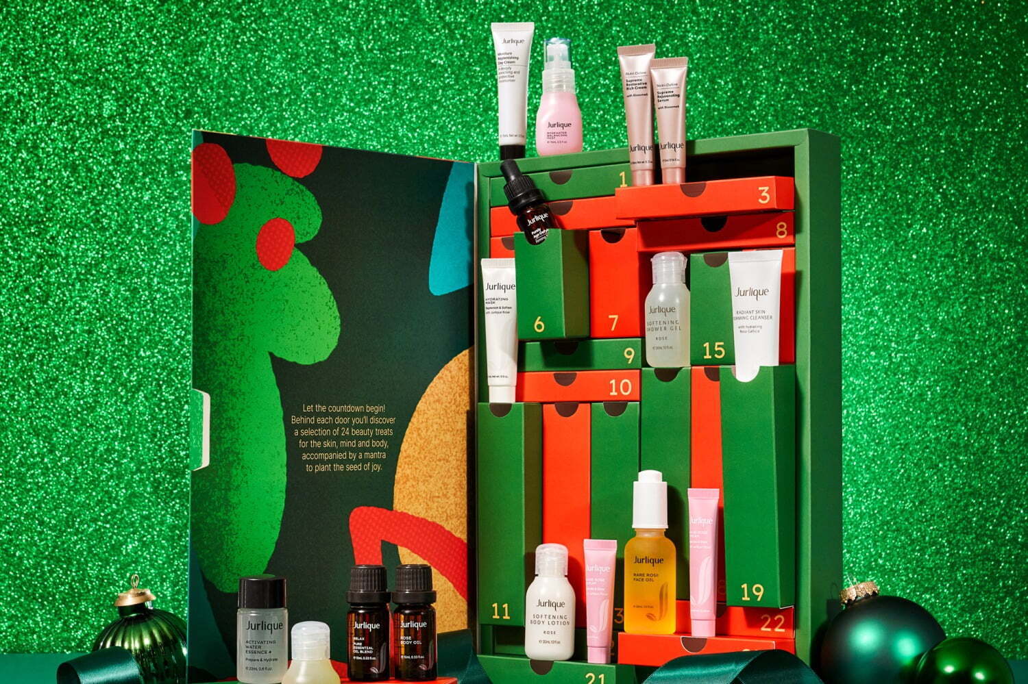 ジュリークの23年クリスマスコフレ、“オイル現品入り”アドベント